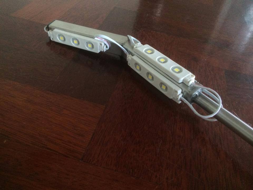 led lights attached