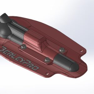 Introducing the Raymarine Ready Transducer Mount by BerleyPro—a game-changer for your Hobie kayak adventures! This brilliant red accessory isn't just eye-catching; it’s engineered for pure functionality. With its sleek design, it seamlessly integrates using two sturdy black fittings and a set of screws, making attachment a breeze. Get ready to enhance your kayaking experience with this must-have addition from BerleyPro!.