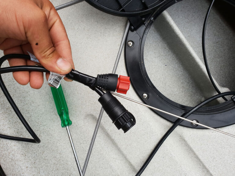 Lowrance Active Imaging Transducer Installation on a Hobie