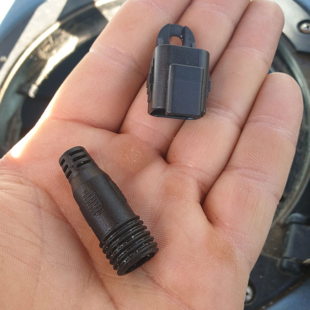 How to look after your electronics when installing a fish finder on a kayak 6 Waterproof Caps when not in use