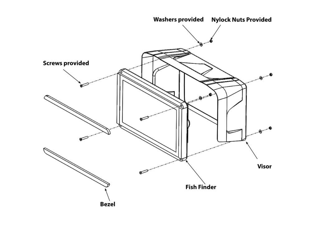 Garmin Echomap Visor Installation