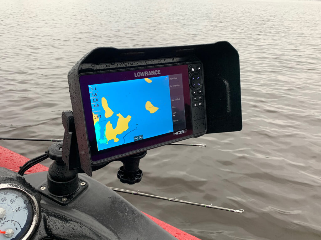 Pare soleil lowrance elite FS 7 sunshade visor