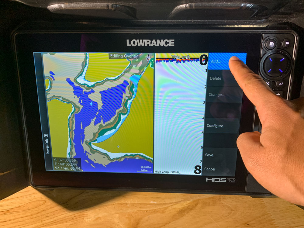 Lowrance Voltage Select Add Voltage