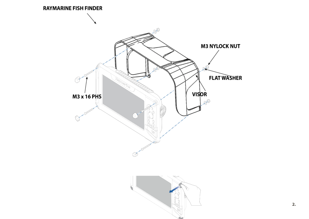 Raymarine Element 7 Visor Installation Web Page