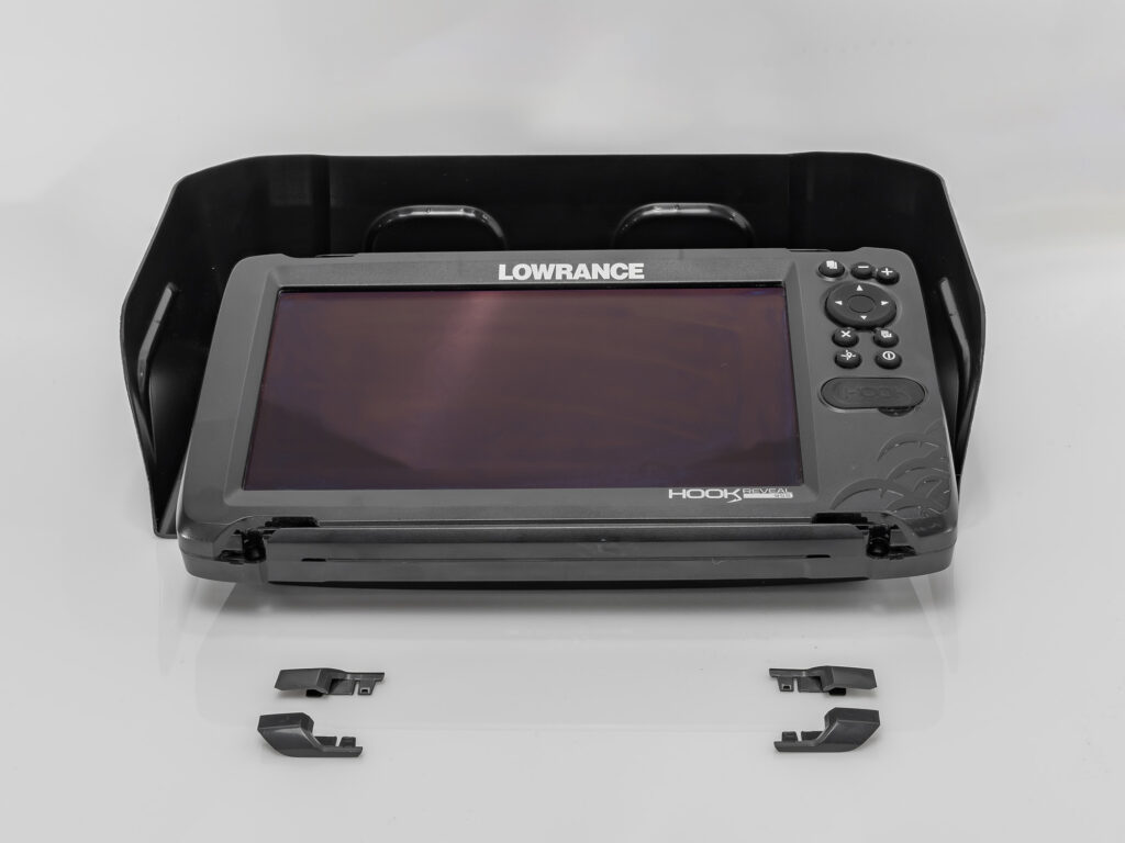 Lowrance HOOK Reveal 7" and 9" - Visor Installation 1 Lowrance Hook Reveal Sun Shade Install