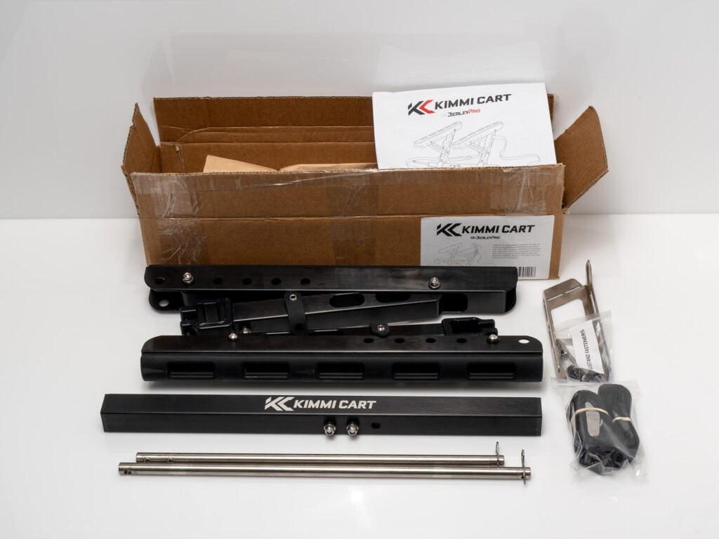 Unpacking the Kimmi Cart, it now comes partly assembled for your convenience