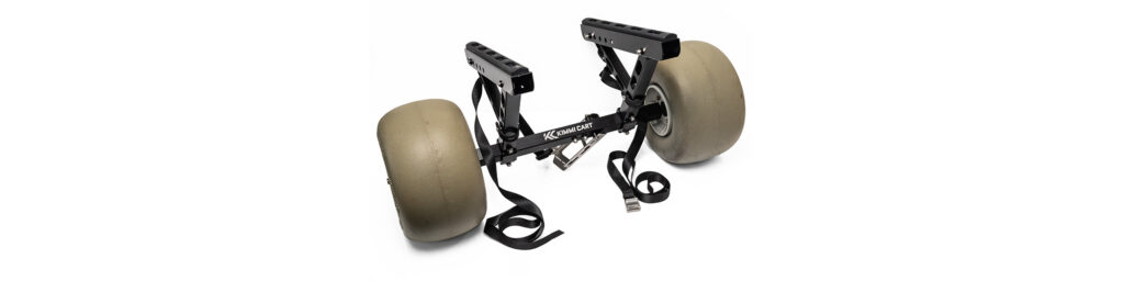 Kimmi Cart fitted with 30cm WheelEze wheels