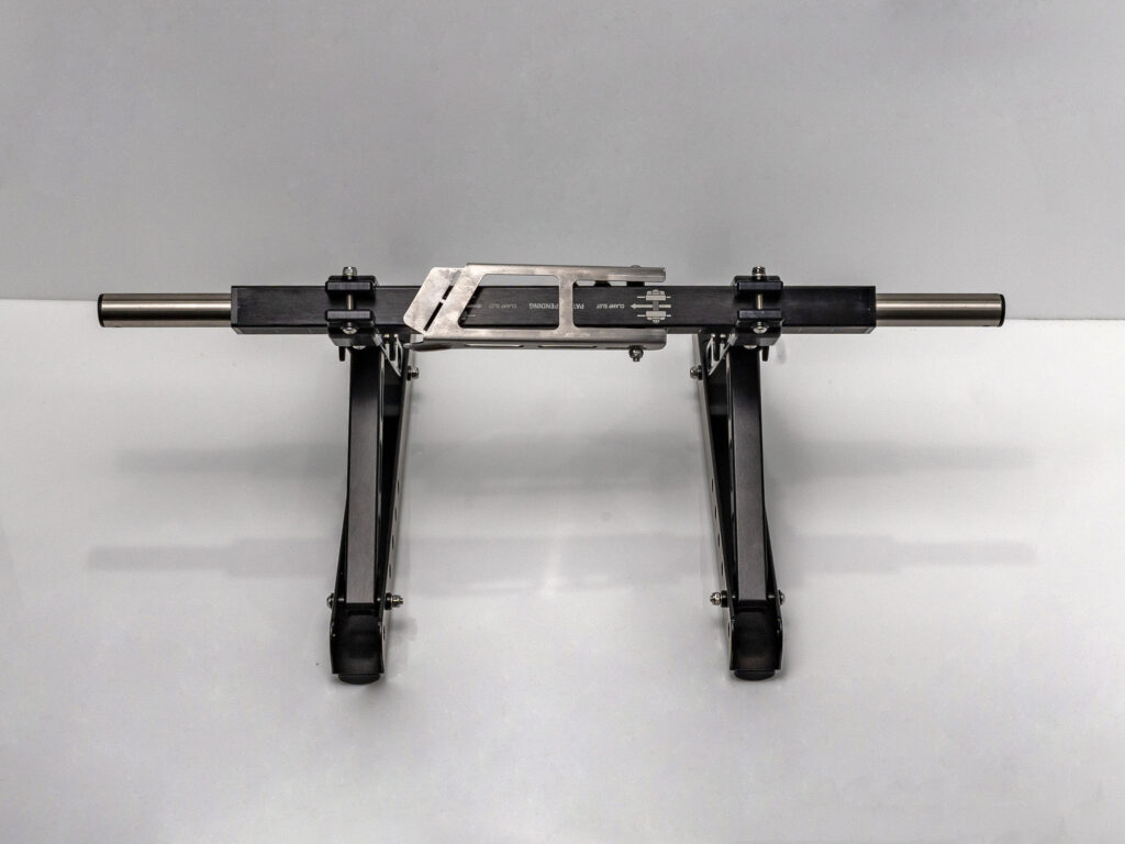 The Kimmi Cart kickstand should be a friction fit and fold over the axle