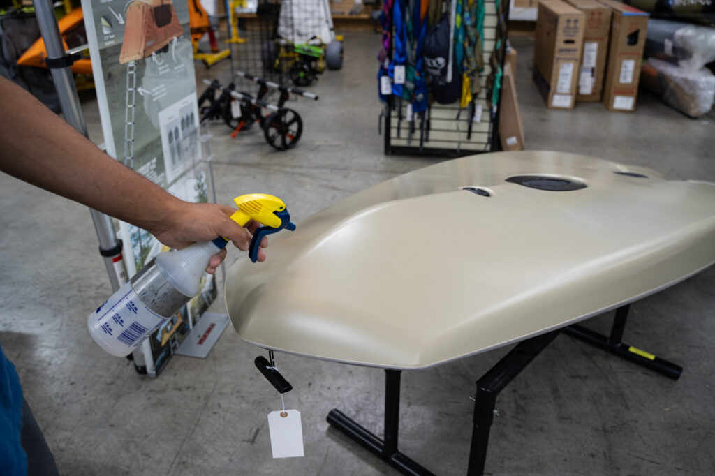 Hobie Kayaks Lynx Bow Bumper Bro Installation 2 Hobie Lynx Keel Guard