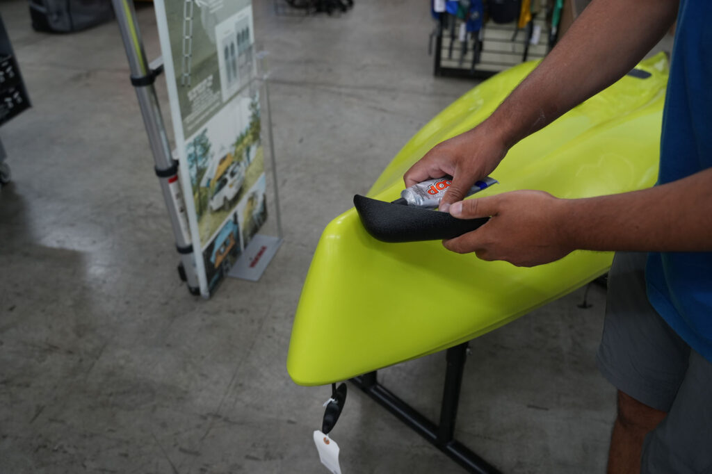 Hobie Kayaks Outback (2019+) Bumper Bro Installation 4 Hobie Outback Bumper Bro Installation
