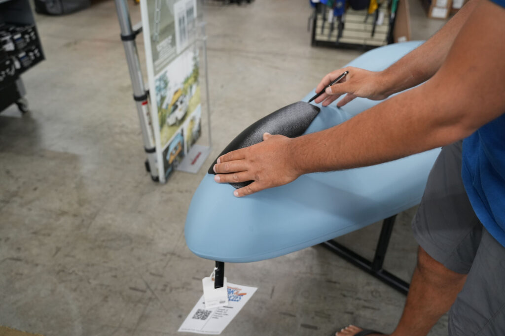 Hobie Kayaks Passport 12 Bumper Bro Installation 1 Hobie Passport Bumper Bro Installation