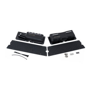 Check out these awesome two sets of rectangular BerleyPro Van Bro vehicle dash covers, ready to elevate your rig's style and functionality! Each set comes with all the mounting hardware you need: screws, zip ties, and foam strips. Perfectly arranged against a crisp white background, they're just waiting to make your dashboard look pro-level sleek.