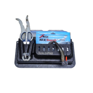Introducing the Prison Pocket Fishing Kit, a must-have for any angler looking to save space without sacrificing functionality! This sleek black stand is engineered to perfection, fitting seamlessly into tight spots while keeping your gear organized. It comes complete with top-notch scissors and pliers, plus a pack of ultra-durable 10X Tough ElaZtech lures. Compact yet comprehensive—this kit’s got you covered for all your fishing adventures!.
