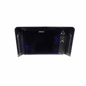 Check out the Simrad NSS EVO marine display unit, complete with slick right-side control buttons, all snugly encased in our tough-as-nails BerleyPro Simrad Visors protective cover. Embrace seamless functionality and top-notch protection for your on-the-water adventures!.