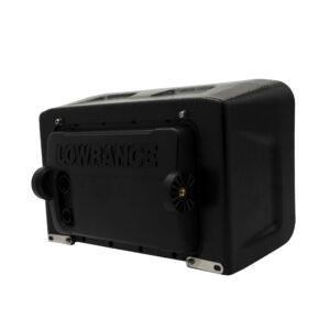 Introducing the Lowrance Visors, the ultimate accessory for your HDS systems! Sporting a slick black rectangular design, these visors are crafted with durability in mind. Each corner comes equipped with bolt holes for easy mounting, while dual circular attachments at the back ensure a secure fit. The embossed "LOWRANCE EAGLE" text adds that perfect touch of class. Whether you're a tech fanatic or just want to elevate your gear, this visor is a must-have addition to your setup!.