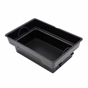 Check out the Bucket Bro, designed specifically for your Hobie® setup! This bad boy is a sleek, rectangular black tub with curved handles—built to tackle any adventure you throw its way. Marrying style and practicality, it’s the perfect blend of form and function with a side profile that's just as smooth as it is useful. Get ready to level up your gear game!.