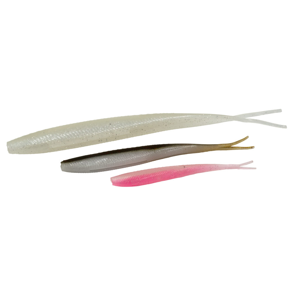 Dive into the world of Catch Black Label Livies Jerkshad with our fantastic trio of soft plastic lures! Available in shades like crisp white, earthy brown, and vibrant pink—each crafted for the ultimate realism. Perfect your fishing game and make every cast count with these dynamic lures that promise an unbeatable experience on the water!.