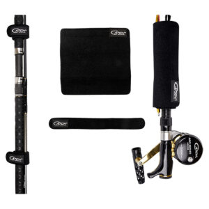 Wrap your gear in style with the Catch Rod and Lure Wrap! These sleek black protective wraps aren't just about keeping your rods safe—they're a statement. Plus, each wrap comes with a square cloth showcasing that unmistakable "Catch" brand flair. Perfect for every angler looking to make an impression on and off the water.