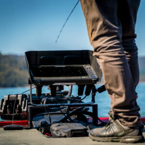 Picture this: You’re out on the open water, the sun is shining, and you're surrounded by an array of cables and gear. With precision and expertise, you navigate your Lowrance Visors on the boat deck. It's a seamless dance between technology and nature, set against a stunning backdrop of clear blue skies and shimmering waves. Welcome to the perfect day of adventure with BerleyPro gear at your fingertips!.