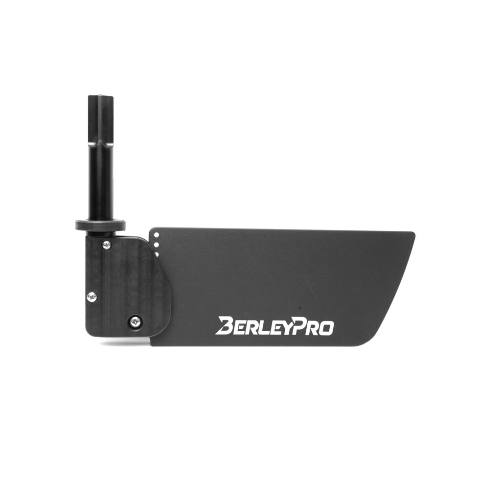 Upgrade your ride with the Black Native Watercraft Rudder Upgrade from BerleyPro! This sleek and efficient upgrade comes with a mounting attachment for seamless integration, ensuring you steer with precision every time. Perfectly isolated on a crisp white background, it’s as functional as it is stylish – ready to elevate your kayaking experience!.