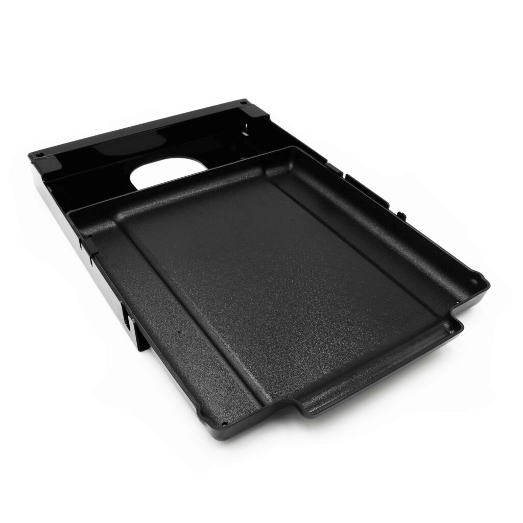 Introducing the BerleyPro Bottom Drawer: your kayak's best friend for keeping things shipshape! Crafted from sturdy black plastic, this sleek rectangular tray features a slightly raised edge to keep your essentials in line. With its handy cutout handle, accessing your gear has never been easier. Perfect for organizing everything you need on the water and keeping clutter at bay—get ready to level up your kayaking experience with effortless organization!.