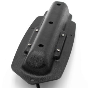 Check out this sleek, black pickup cover that Marty would totally approve of! Sporting a rugged textured surface and perfectly drilled mounting holes, this piece is inspired by the top-tier design standards of the Hobie Passport/Lynx Lowrance EAGLE TripleShot Transducer Mount series. It's not just about function; it's about rocking that style with precision engineering. Perfect for electric guitars, it's where innovation meets performance in true BerleyPro fashion!.
