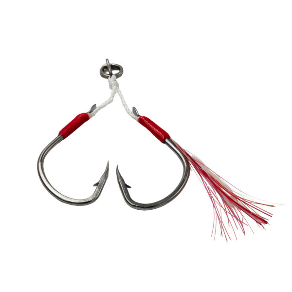 catch fishing, slow pitch jigging, SPJ. assist hooks