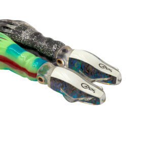 Dive into your next trolling adventure with the Catch Squidwings Trolling Skirted Lure! Crafted for the ultimate thrill, these lures flaunt vibrant skirt designs that shimmer and shine, each with reflective surfaces and striking striped patterns. The clear heads and gleaming details make them irresistible to your target catch. Embrace the excitement with gear that's as lively as it is effective from BerleyPro!.