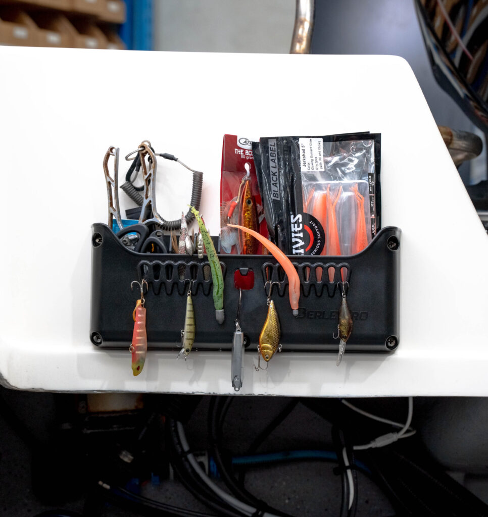 The Side Bro – Tool and Tackle Storage Solution 3 BP1226-Lynx-Side-Bro-On-Boat - Berley Pro
